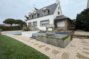 Grande maison vue mer la grande plage a pied